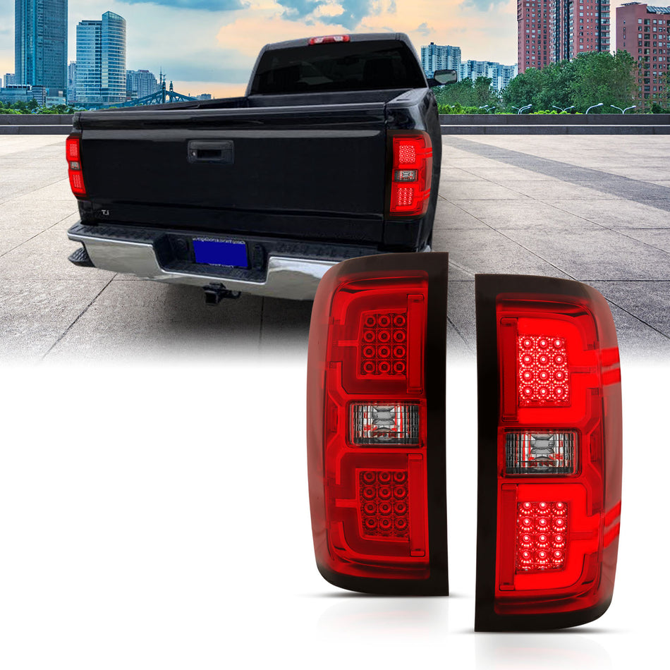 ANZO USA Led Taillights For 2015-2019 GMC Sierra 3500 HD 311292