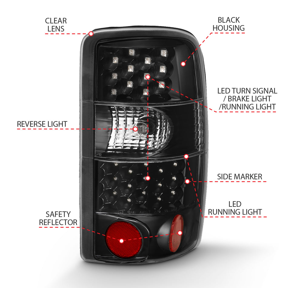 ANZO USA - ANZO USA Led Taillights - 311298