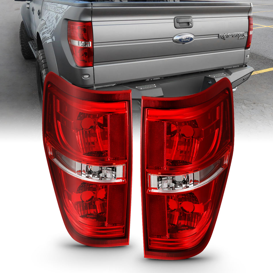 ANZO USA Taillights For 2009-2014 Ford F-150 311299