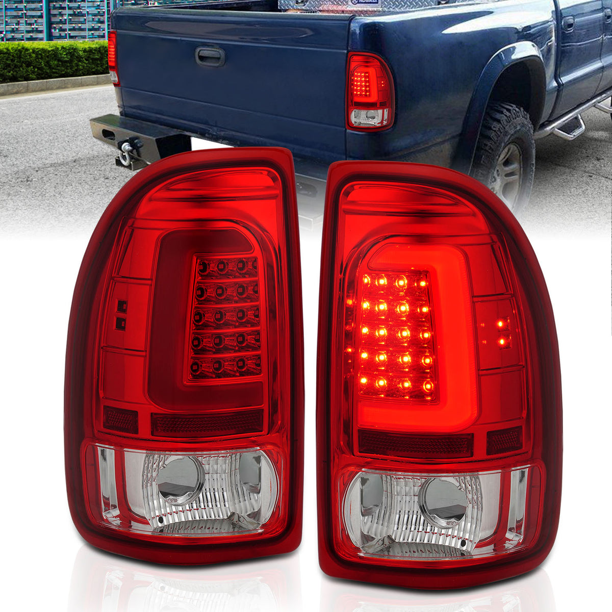 Tail Light Assembly For 1997-2004 Dodge Dakota 311349