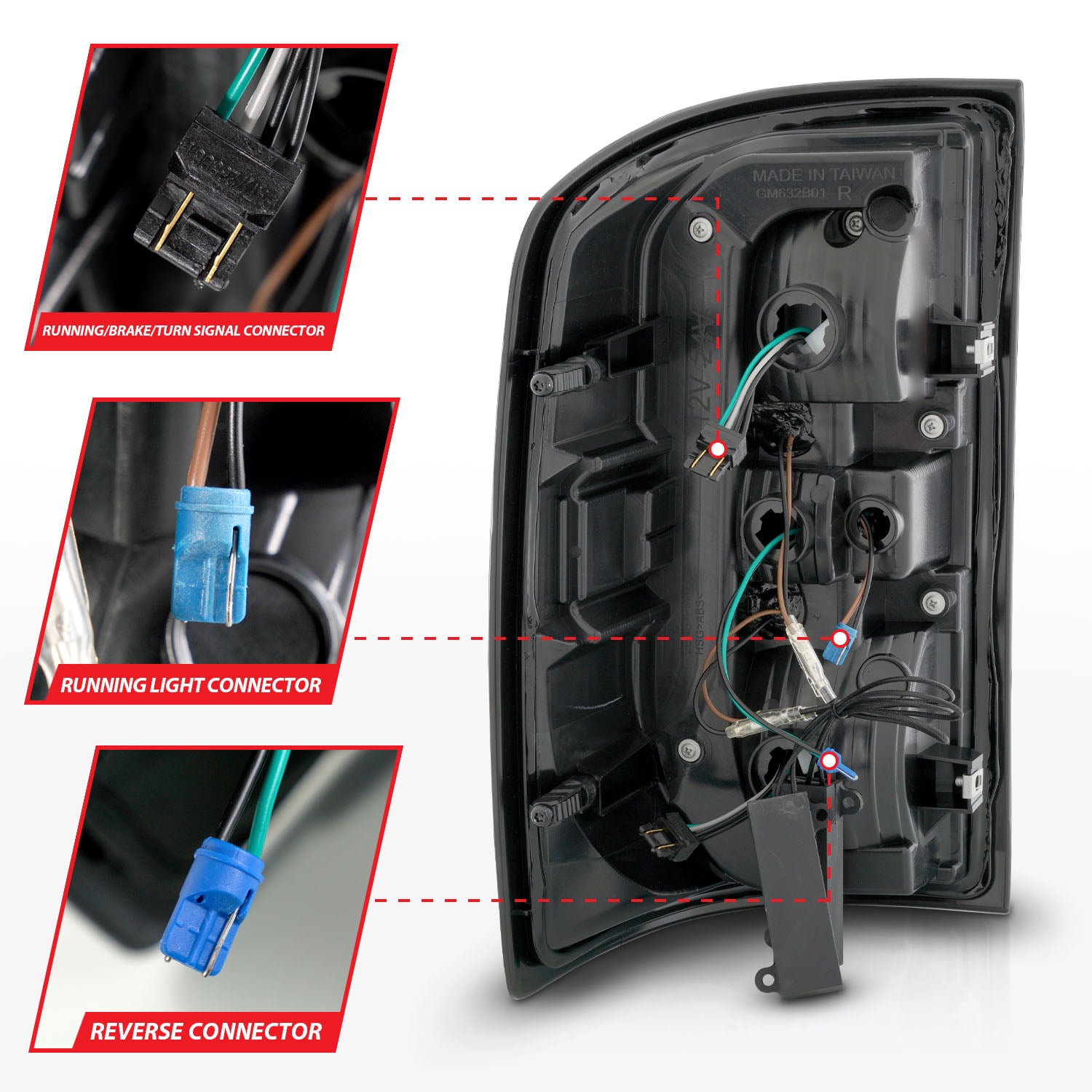 ANZO USA - Tail Light Assembly - 311466