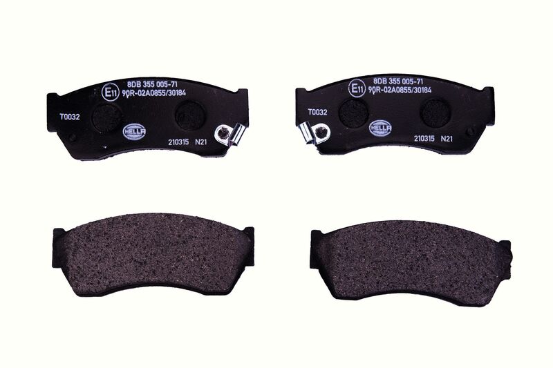 HELLA Brakes DISC BRAKE PAD SET - 355005711