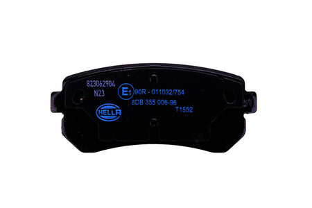 HELLA Brakes DISC BRAKE PAD SET - 355006961