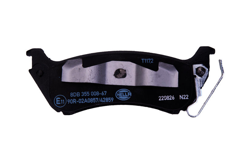 HELLA Brakes DISC BRAKE PAD SET - 355008671
