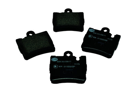 HELLA Brakes DISC BRAKE PAD SET - 355008711