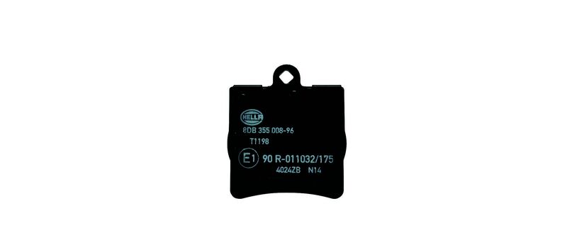 HELLA Brakes DISC BRAKE PAD SET - 355008961