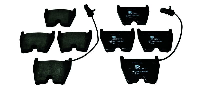 HELLA Brakes DISC BRAKE PAD SET - 355009191