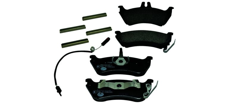 HELLA Brakes DISC BRAKE PAD SET - 355009241