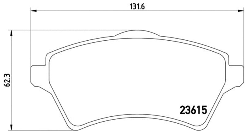 HELLA Brakes DISC BRAKE PAD SET - 355009761