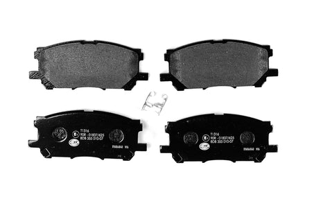 HELLA Brakes DISC BRAKE PAD SET - 355010071