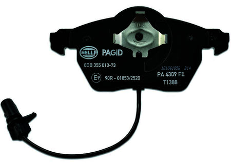 HELLA Brakes DISC BRAKE PAD SET - 355010731