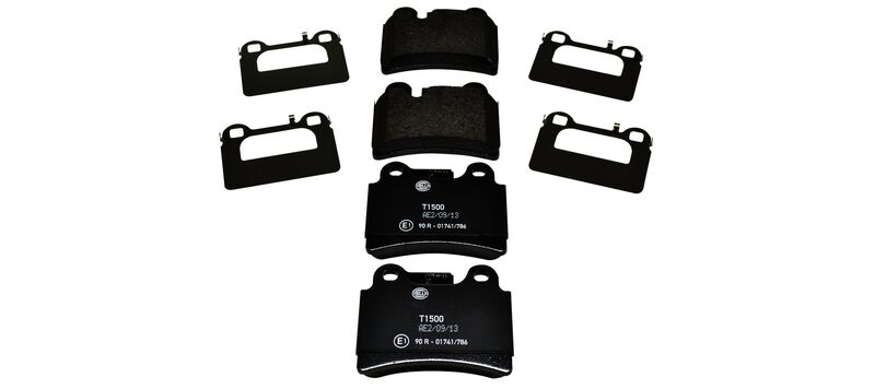 HELLA Brakes DISC BRAKE PAD SET - 355011861