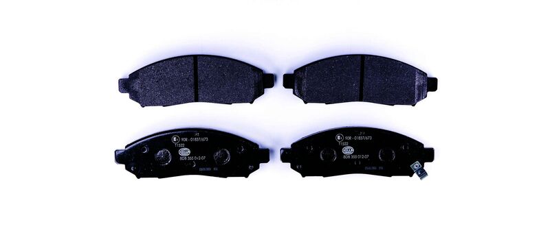 HELLA Brakes DISC BRAKE PAD SET - 355012071