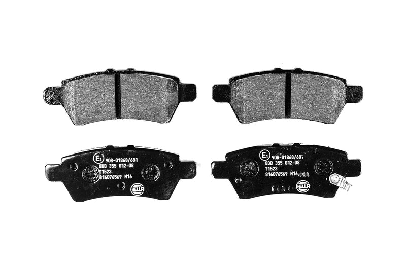 HELLA Brakes DISC BRAKE PAD SET - 355012081