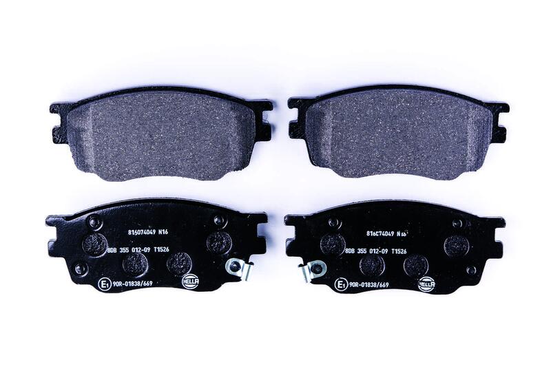 HELLA Brakes DISC BRAKE PAD SET - 355012091