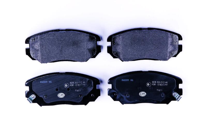 HELLA Brakes DISC BRAKE PAD SET - 355012461