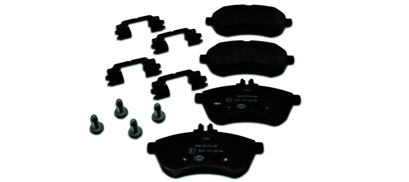 HELLA Brakes DISC BRAKE PAD SET - 355012581