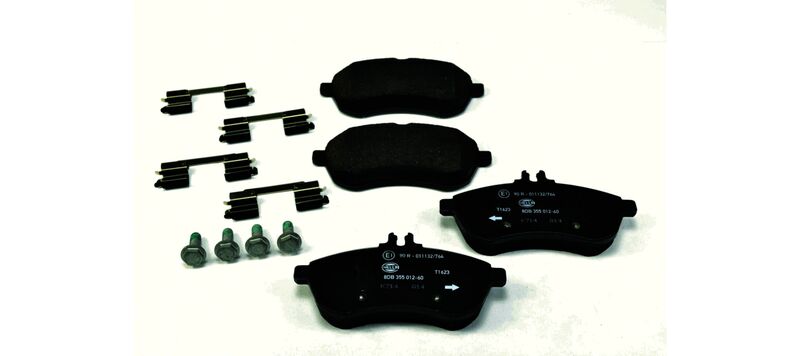 HELLA Brakes DISC BRAKE PAD SET - 355012601