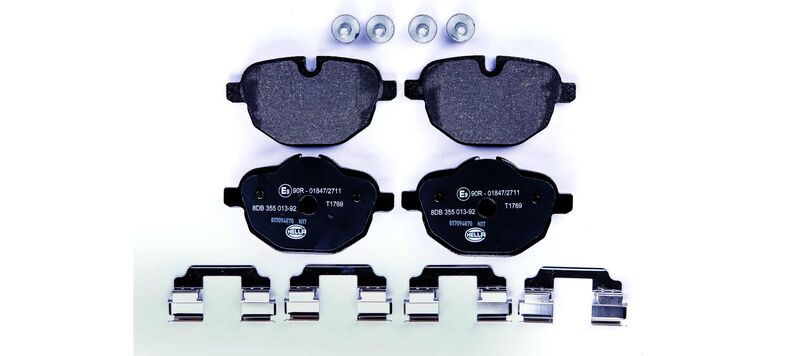 HELLA Brakes DISC BRAKE PAD SET - 355013921