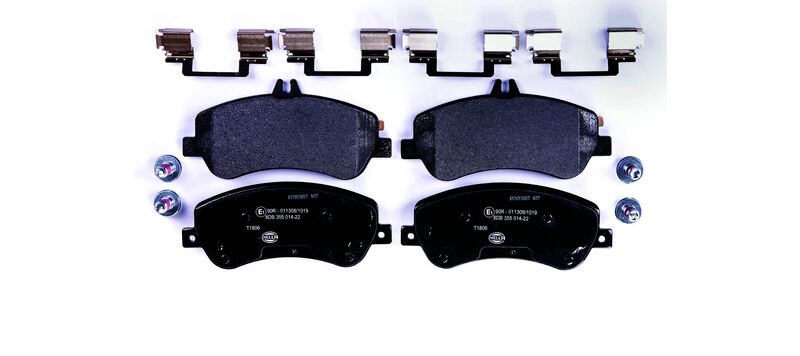 HELLA Brakes DISC BRAKE PAD SET - 355014221