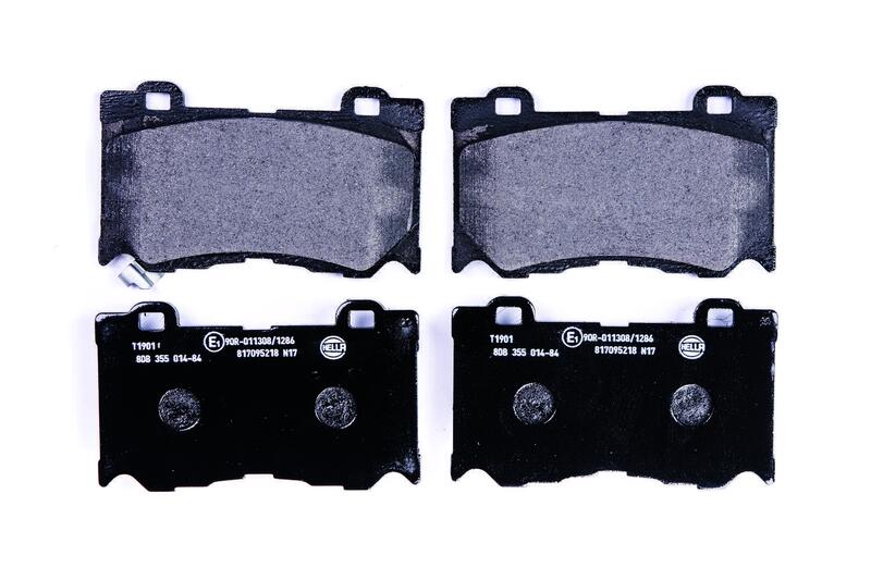 HELLA Brakes DISC BRAKE PAD SET - 355014841