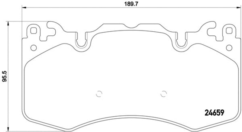 HELLA Brakes DISC BRAKE PAD SET - 355016151