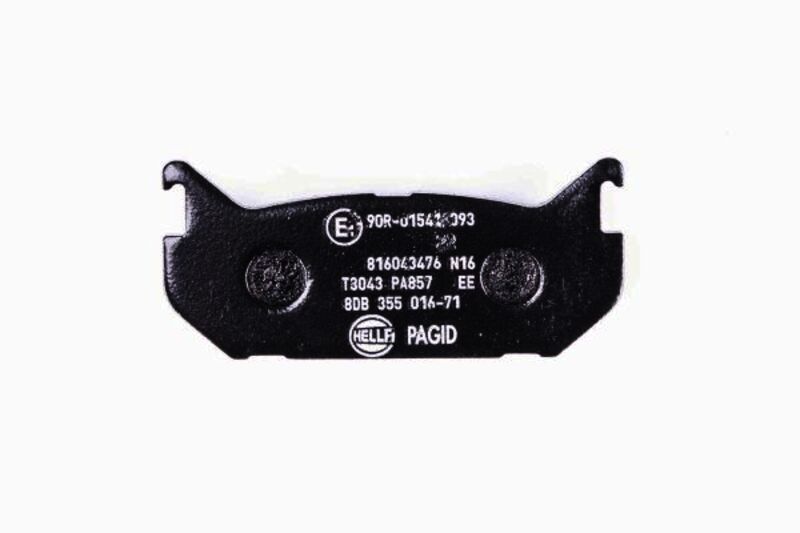 HELLA Brakes DISC BRAKE PAD SET - 355016711