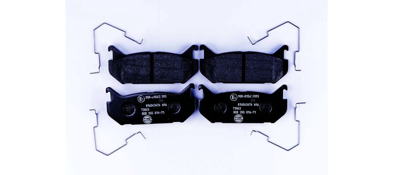 HELLA Brakes DISC BRAKE PAD SET - 355016711