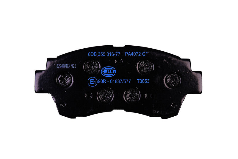 HELLA Brakes DISC BRAKE PAD SET - 355016771