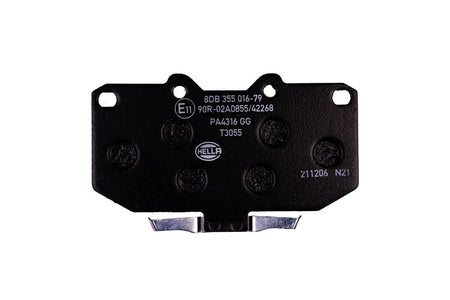 HELLA Brakes DISC BRAKE PAD SET - 355016791