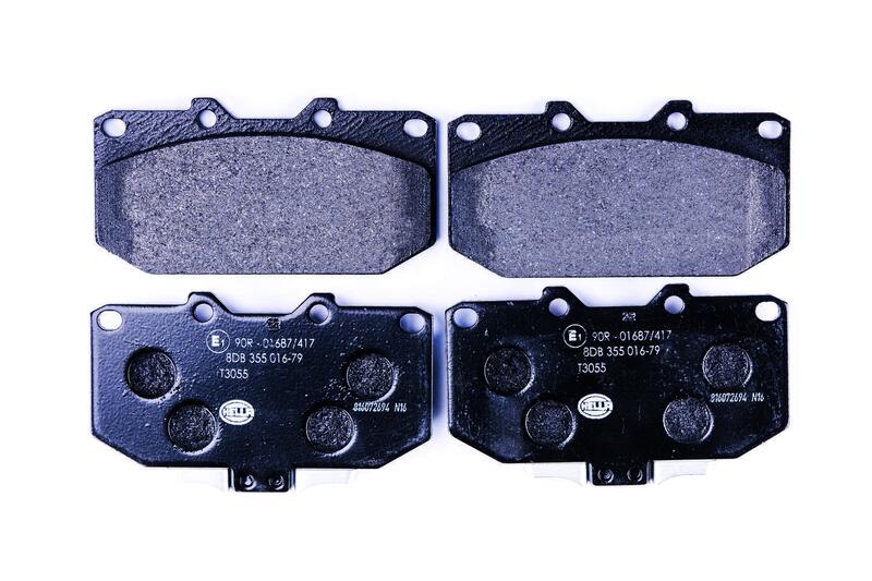 HELLA Brakes DISC BRAKE PAD SET - 355016791