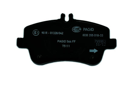 HELLA Brakes DISC BRAKE PAD SET - 355018331