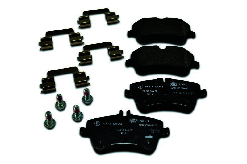 HELLA Brakes DISC BRAKE PAD SET - 355018331