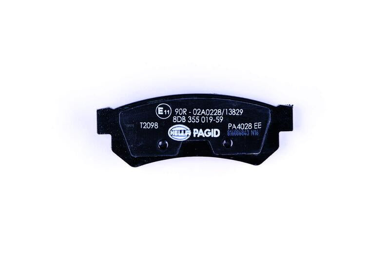 HELLA Brakes DISC BRAKE PAD SET - 355019591