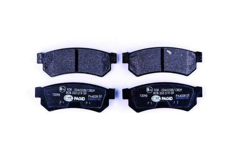 HELLA Brakes DISC BRAKE PAD SET - 355019591