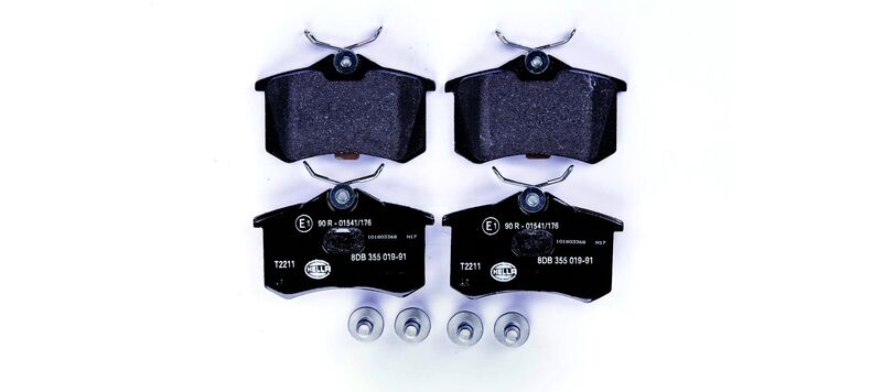 HELLA Brakes DISC BRAKE PAD SET - 355019911