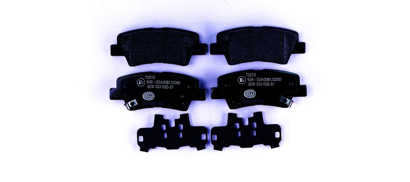 HELLA Brakes DISC BRAKE PAD SET - 355020371