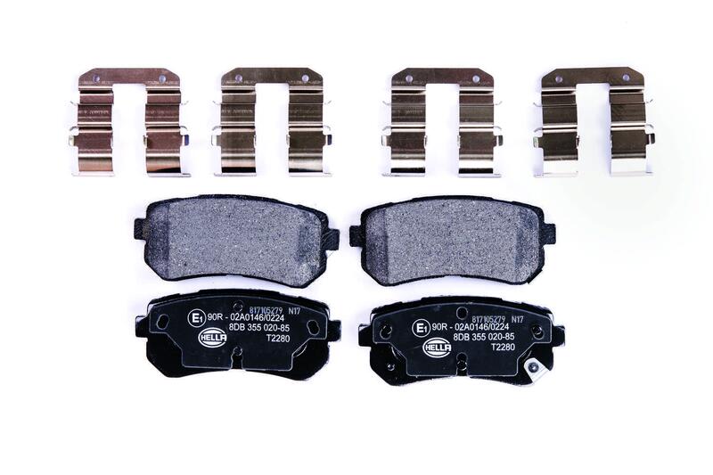 HELLA Brakes DISC BRAKE PAD SET - 355020851