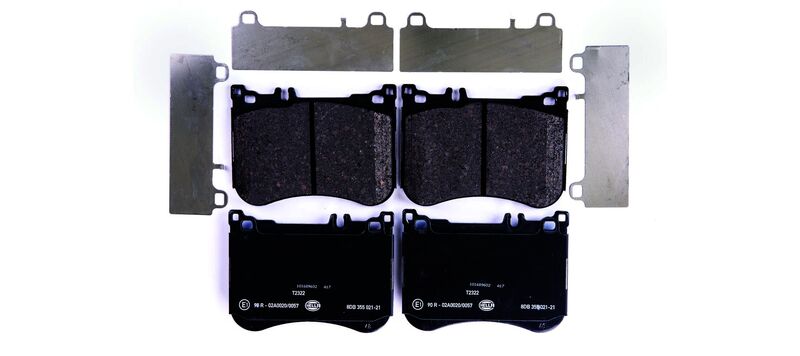 HELLA Brakes DISC BRAKE PAD SET - 355021211