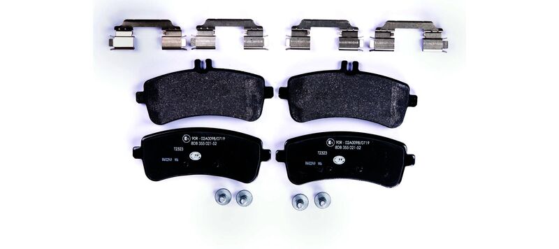 HELLA Brakes DISC BRAKE PAD SET - 355021521