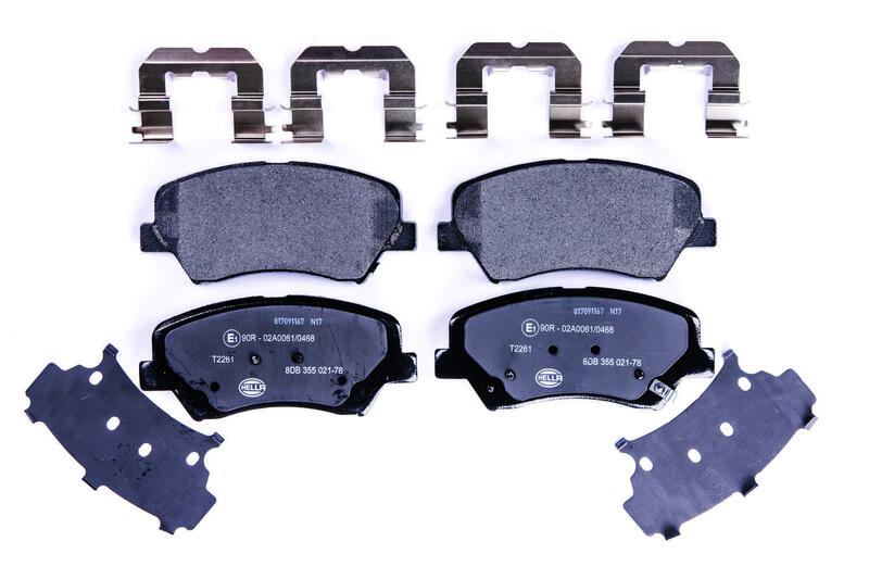 HELLA Brakes DISC BRAKE PAD SET - 355021781