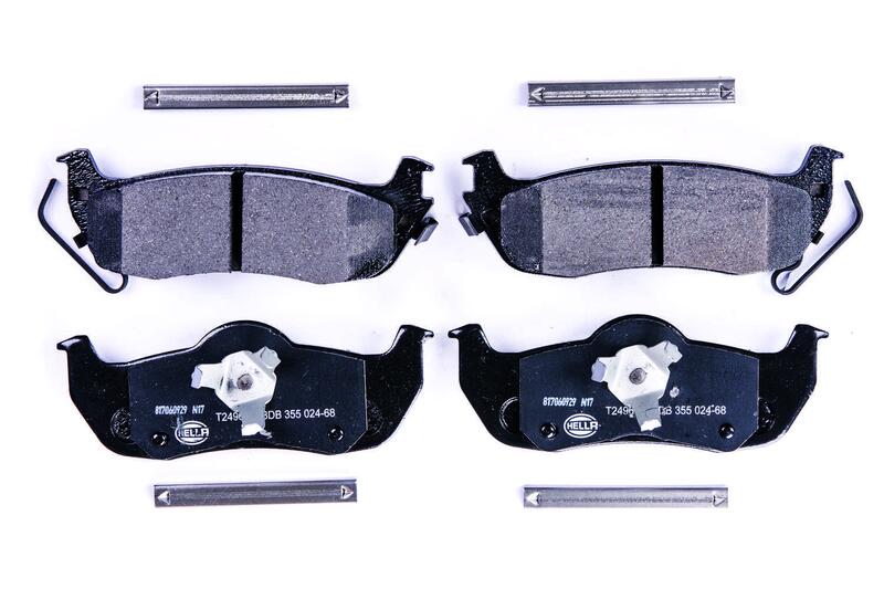HELLA Brakes DISC BRAKE PAD SET - 355024681