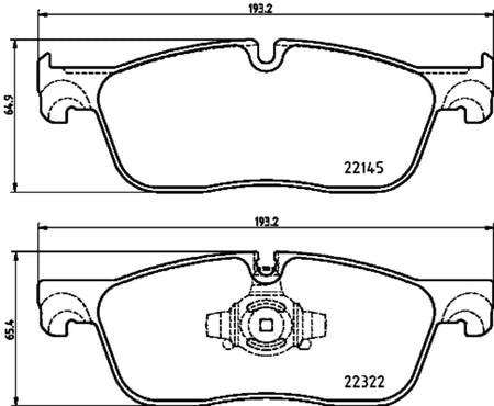 HELLA Brakes DISC BRAKE PAD SET - 355024741