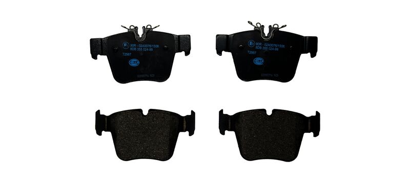 HELLA Brakes DISC BRAKE PAD SET - 355024991