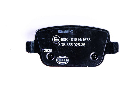 HELLA Brakes DISC BRAKE PAD SET - 355025351