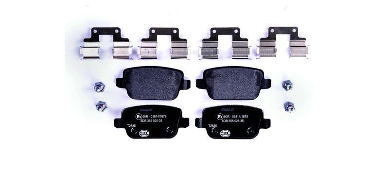 HELLA Brakes DISC BRAKE PAD SET - 355025351
