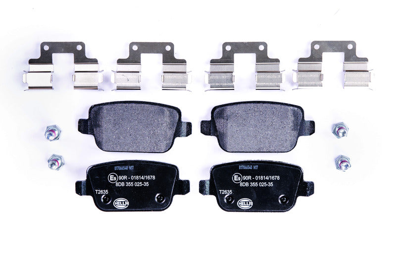 HELLA Brakes DISC BRAKE PAD SET - 355025351