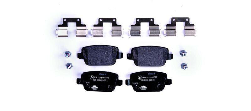 HELLA Brakes DISC BRAKE PAD SET - 355025361