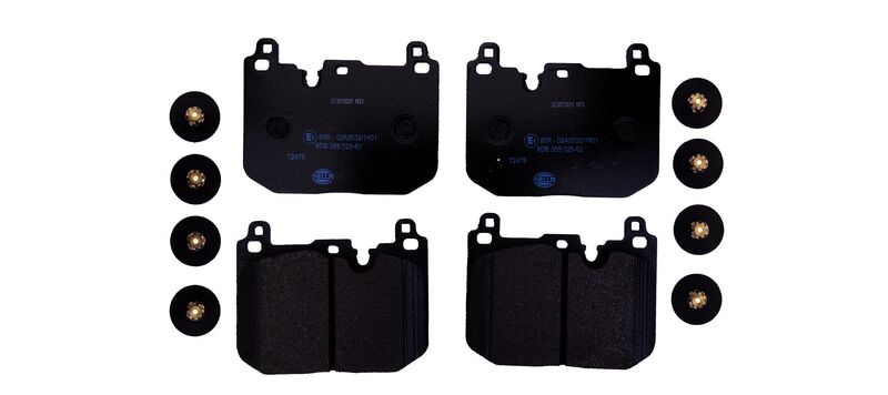 HELLA Brakes DISC BRAKE PAD SET - 355025621
