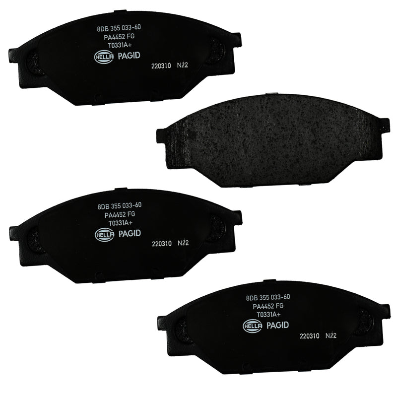HELLA Brakes Ceramic & Semi-Metallic DISC BRAKE PAD SET - 355033601